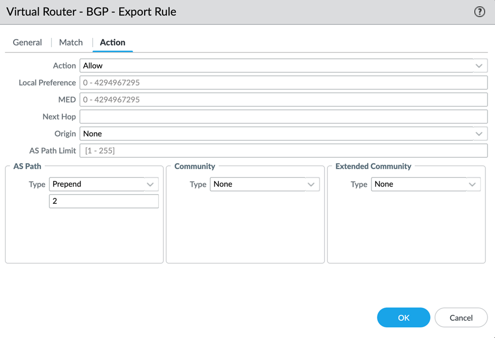 influencing bgp routing